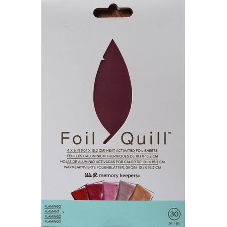 FOIL QUILL FOLIE FLAMINGO | 30 VELLEN | 4 X 6